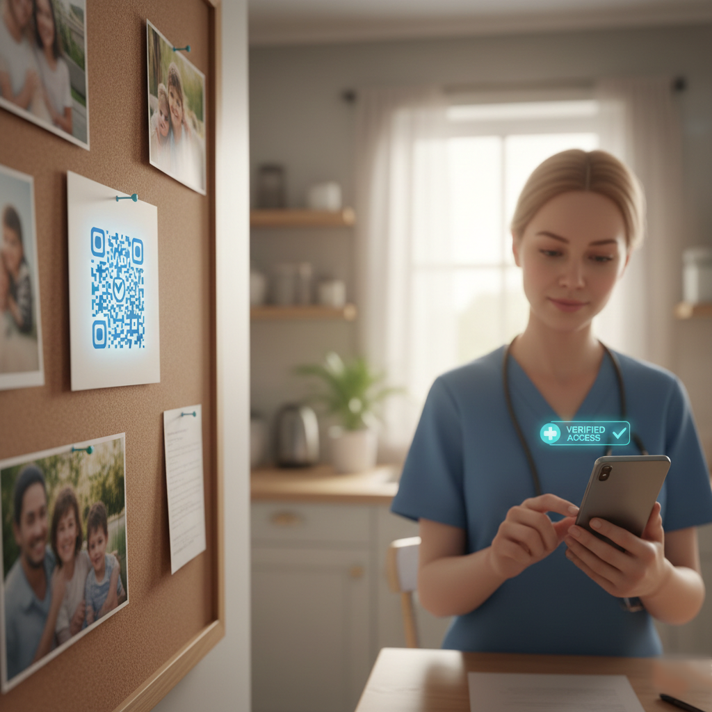 Private medical notes at home